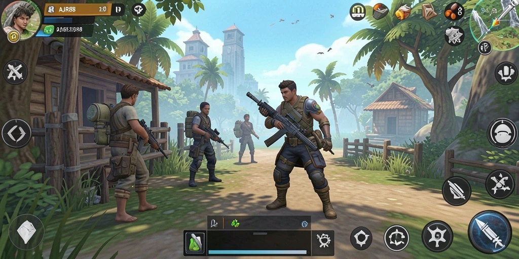 Tampilan gameplay AJR88 yang menakjubkan dan realistis.