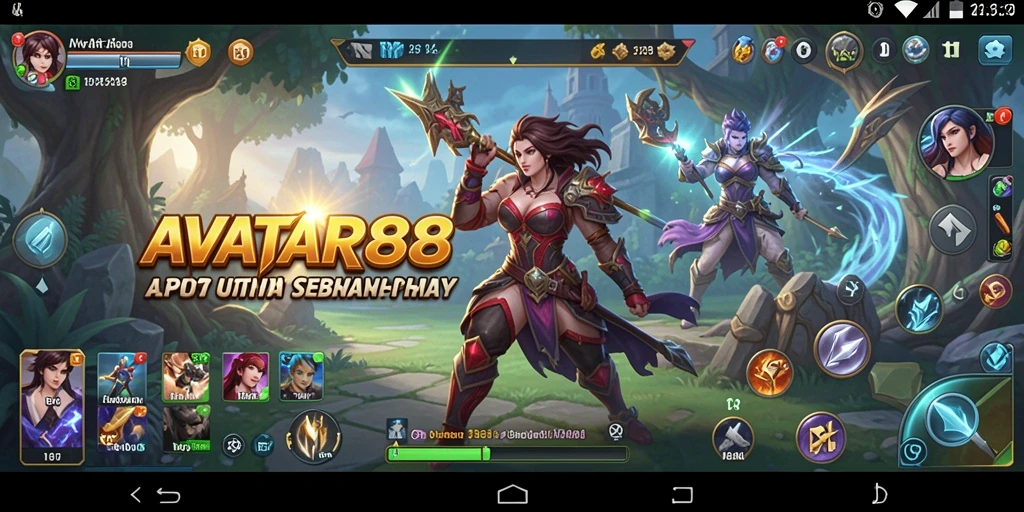 Tangkapan layar AVATAR808 menampilkan antarmuka pengguna yang intuitif dan mudah dipahami.
