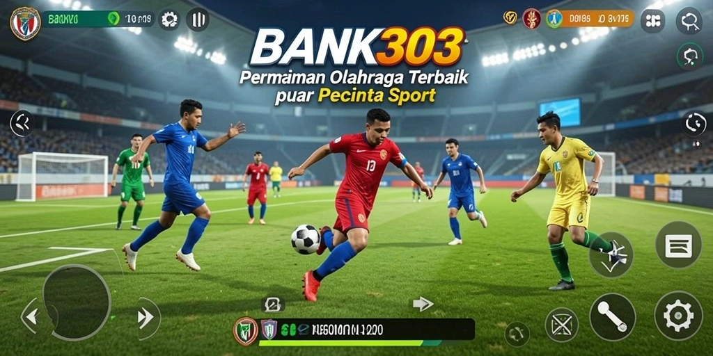 Tampilan gameplay menarik dalam BANK303 yang menunjukkan aksi olahraga yang dinamis.