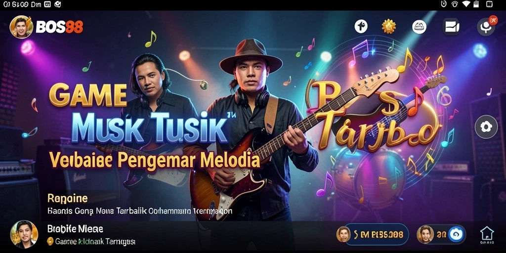 Gameplay seru BOS88 saat menyusun melodi favorit.