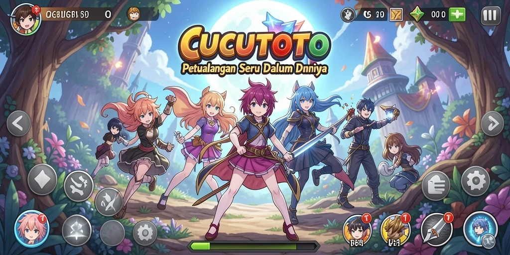 Tampilkan aksi seru dalam dunia Anime CUCUTOTO.