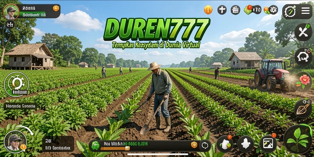 Tampilan gameplay DUREN777 yang menarik dan penuh warna.