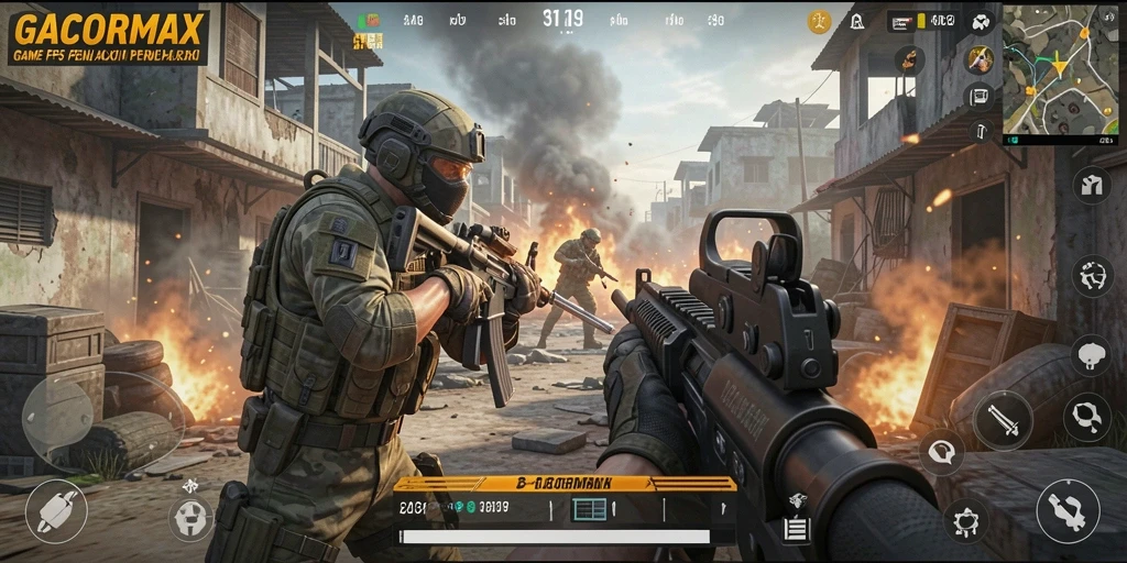 Tampilan memukau dalam gameplay GACORMAX yang mendebarkan.