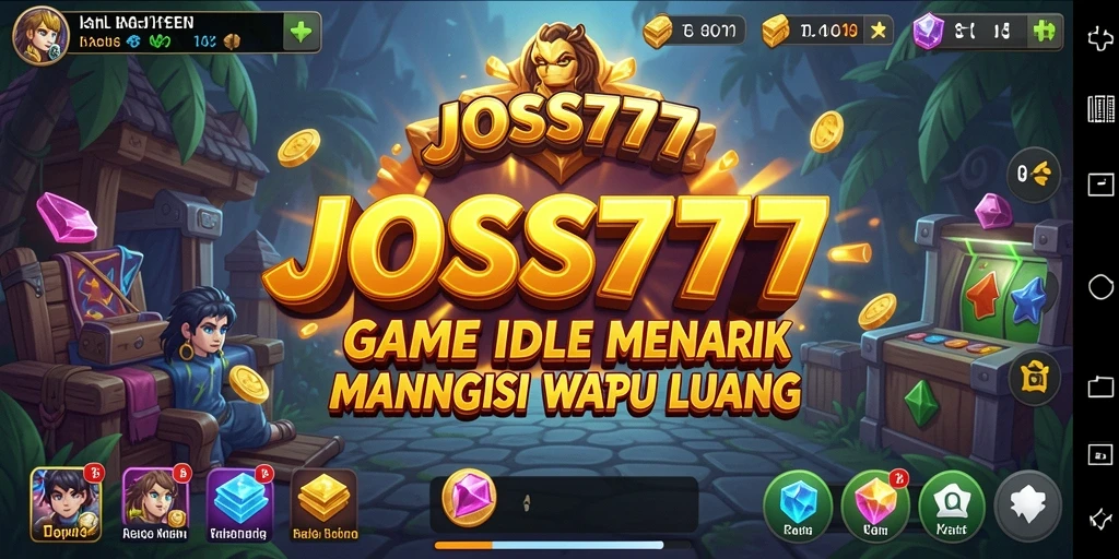 Tampilan utama gameplay JOSS777 yang menarik dan interaktif.