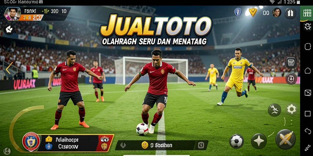 Tampilan menarik dari gameplay <strong>JUALTOTO</strong> yang penuh aksi olahraga.