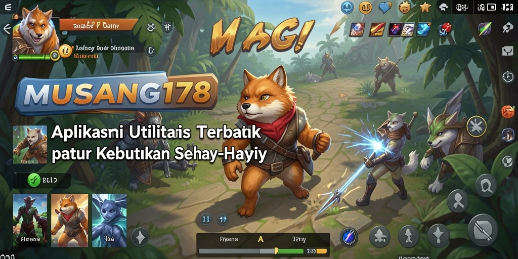 Tampilan antarmuka pengguna dari MUSANG178 yang intuitif.