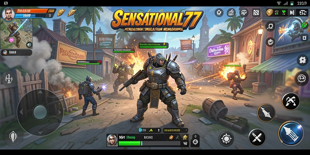 Screenshot SENSATIONAL77 menampilkan gameplay simulasi yang menawan.