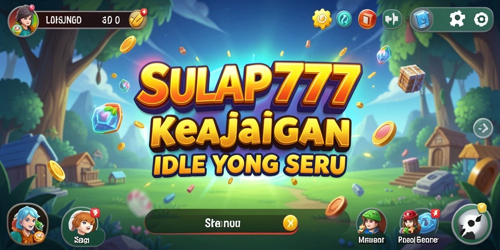 Gameplay SULAP777 yang memukau dalam mode Idle.