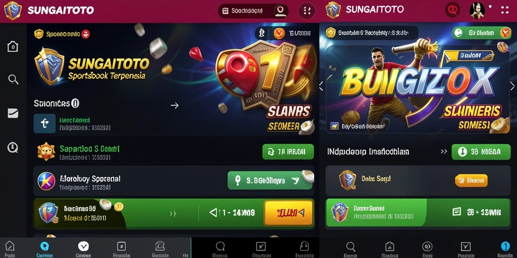Tampilan antarmuka SUNGAITOTO yang menarik dalam gameplay.